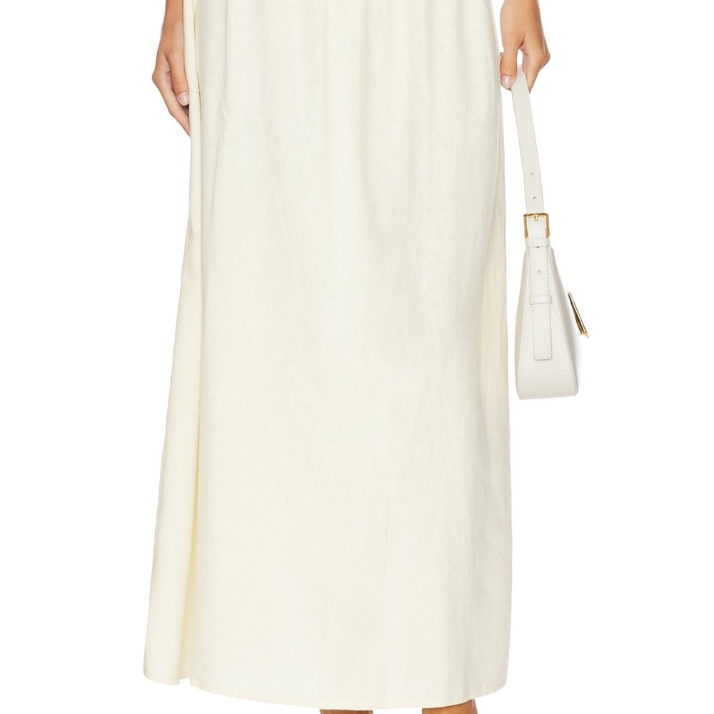 Who What Wear Cream Maxi Skirt